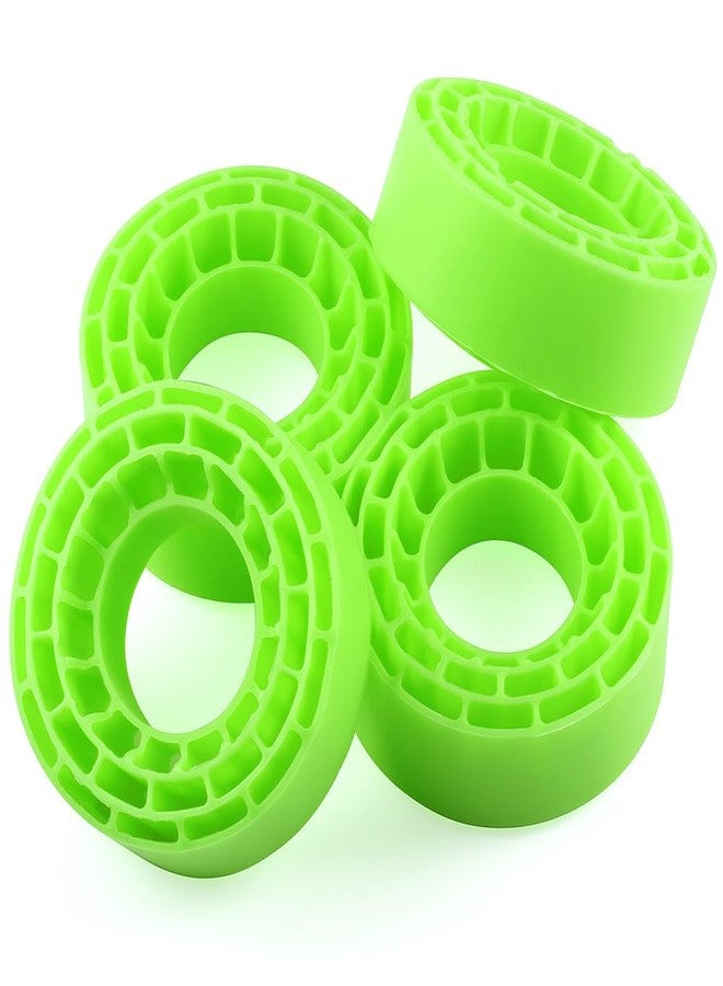 MOHERO 1.3" Tires Inserts 60mm 4Pcs Soft Silicone Rubber Inserts for 64-72mm 1.3" Tires (Green) - Image 5